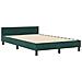 Struttura Letto  Verde Scuro 120x200 cm Velluto - Foto miniatura 3