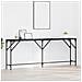 Tavolo Console Quercia Nera 200x29x75 cm Legno ingegnerizzato - Foto miniatura 2