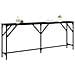 Tavolo Console Quercia Nera 200x29x75 cm Legno ingegnerizzato - Foto miniatura 3