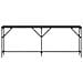 Tavolo Console Quercia Nera 200x29x75 cm Legno ingegnerizzato - Foto miniatura 4