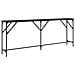 Tavolo Console Quercia Nera 200x29x75 cm Legno ingegnerizzato - Foto miniatura 6