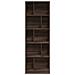 Libreria Rovere Marrone 57x28,5x174 cm in Legno Multistrato - Foto miniatura 4