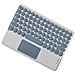 Tastiera Bluetooth Con Tasti Rotondi E Touchpad - Compatibile Con Ipad, Tablet E Smartphone Blue - Foto miniatura 2