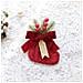Festoso Ornamento A Campana Per Albero Di Natale - Decorazione Festiva In Tessuto E Pvc - Foto miniatura 2