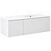 Mobiletto Con Lavabo Coroico 120 Cm Grigio Chiaro - Foto miniatura 2
