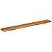 Mensola Muro 160x20x3,8cm Rettangolare Legno Acacia Bordi Vivi - Foto miniatura 3