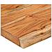 Mensola Muro 160x20x3,8cm Rettangolare Legno Acacia Bordi Vivi - Foto miniatura 7