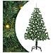 Albero di Natale con 300 LED con supporto Verde 210 cm PVC - Foto miniatura 1