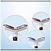 Massaggiatore Per Collo Ems: Dispositivo Di Lifting Viso Con Rf, Led E Microcorrente Per Rassodare La Pelle Silver+white - Foto miniatura 4