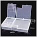 Organizer Plastico A Due Livelli - 180 X 115 X 35 Mm | Materiale Pp Resistente | Per Componenti Elettronici, Viti, Cavi - Foto miniatura 4