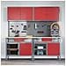 Set banco da lavoro con cassetto 8 pcs Rosso e Grigio - Foto miniatura 4
