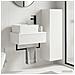 Set di mobili per il bagno 2 pz Bianco Lucido - Foto miniatura 5