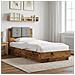 Struttura letto con testata Legno antico 80 x 200 cm - Foto miniatura 2
