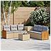 Set di divani 8 pz Beige e Grigio Chiaro - Foto miniatura 10