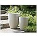 Vaso Tondo Da Interno / esterno Bianco Sporco 43x43x52cm Croton - Foto miniatura 31