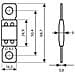 70067 Maxi- Fusibile Lamellare Tipo Anl 12-32v 80a - Foto miniatura 3
