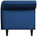 Chaise Longue In Tessuto Velluto Blu Scuro Luiro - Foto miniatura 18