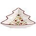 Winter Bakery Delight Ciotolina A Forma Di Albero, Porcellana Premium, Bianco / rosso / beige - Foto miniatura 1