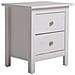Vs Venta-stock Comodino Betty Con 2 Cassetti Bianco - Foto miniatura 2
