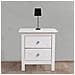 Vs Venta-stock Comodino Betty Con 2 Cassetti Bianco - Foto miniatura 4