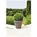 Pot De Fleurs Soleilla - Rond - 39,2 X 35,8 Cm -gris Paillet - Foto miniatura 1