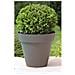 Pot De Fleurs Soleilla - Rond - 39,2 X 35,8 Cm -gris Paillet - Foto miniatura 2