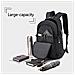 Anti-theft Laptop Backpack Viaggio Di Lavoro Borsa Zaino Con Porta Usb Di Ricarica Di Blocco Zaino Da Lavoro Resistente Allacqua College School Computer Zaino Per La Mens Womens Adatto 15.6 Inch Laptop 35l Nero - Foto miniatura 2