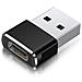 Adattatore Usb In Nero - Convertitore Adattatore Da Usb C A Usb - Foto miniatura 1