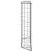 Gabbione Letto Rialzato Trapezio Acciaio Zincato 100x20x100 Cm - Foto miniatura 3