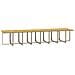 Set Da Pranzo Per Giardino 17pz Con Cuscini In Polyrattan Beige - Foto miniatura 2