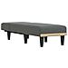 Chaise Longue In Tessuto Grigio Scuro - Foto miniatura 3
