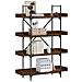 Libreria 4ripiani Rovere Marrone 100x33x145,5 Legno Multistrato - Foto miniatura 1