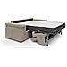 Giunone Divano Letto Alto 18 Cm. Impermeabile T02 Beige - Foto miniatura 2