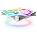 F140 RGB DUO Twin Pack Case per computer Ventilatore 14 cm Bianco 2 pz - Foto miniatura 2