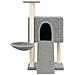 Albero Per Gatti Con Tiragraffi In Sisal Grigio Chiaro 96 Cm - Foto miniatura 2
