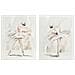 Quadro Dkd Home Decor 80 X 3,7 X 100 Cm Ballerina Classica Romantico (2 Unità) - Foto miniatura 1
