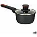 Casseruola Con Coperchio Ø 16 Cm Nero Alluminio (6 Unità) - Foto miniatura 1