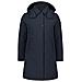 Giacca Firth Down Hooded Trench Onna - Melton Blue S - Foto miniatura 1