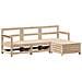 Set Divani Da Giardino 4 Pz In Legno Massello Di Pino - Foto miniatura 1