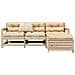 Set Divani Da Giardino 4 Pz In Legno Massello Di Pino - Foto miniatura 8