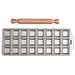 Ravioli Quadrati Grandi Ra-q50x24-cls Forma 24 Pezzi Colore Argento - Foto miniatura 1
