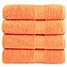 Asciugamani Doccia SOLUND 4 pz Arancioni 70x140cm 600 g /m² - Foto miniatura 1