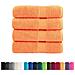 Asciugamani Doccia SOLUND 4 pz Arancioni 70x140cm 600 g /m² - Foto miniatura 2