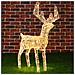 Renna Natalizia Luminosa Per Esterno 80 Led Bianco Caldo Addobbi 3d Natale - Foto miniatura 1
