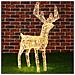 Renna Natalizia Luminosa Per Esterno 80 Led Bianco Caldo Addobbi 3d Natale - Foto miniatura 2