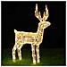 Renna Natalizia Luminosa Per Esterno 80 Led Bianco Caldo Addobbi 3d Natale - Foto miniatura 3