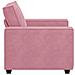 Divano Sedia Rosa 60 cm Velluto - Foto miniatura 5