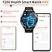 Smartwatch Con Ecg, Cardiofrequenzimetro, Fitness Tracker E Molteplici Modalità Sportive Black Silicone Strap - Foto miniatura 6