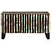 Tavolino Da Salotto 80x51x40 Cm In Legno Massello Di Acacia - Foto miniatura 2
