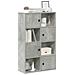 Libreria Grigio Cemento 60x24x101,5 Cm In Legno Multistrato - Foto miniatura 1